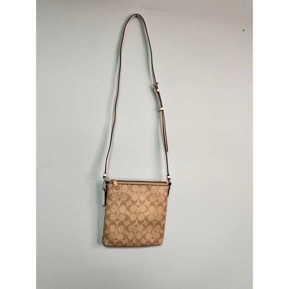 NWOT! Coach Mini Rowan File Crossbody With Adjustable Strap - Canvas - Picture 3 of 6